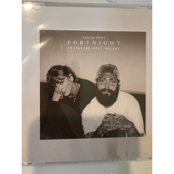 Taylor Swift TTPD The Tortured Poets‎ Department Fortnight Single CD Post Malone - Picture 4 of 4